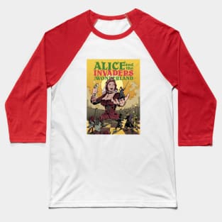 Alice and the Invaders From Wonderland Baseball T-Shirt